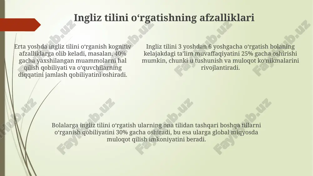 maktabgacha yoshdagi bolalarga ingliz tilini o‘rgatishni zamonaviy usullari - Page 5