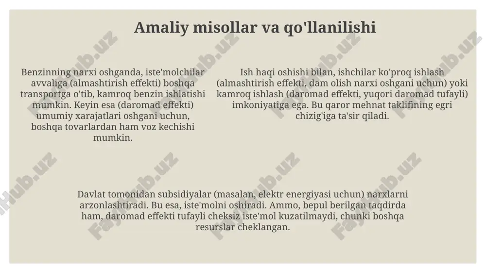 daromad va almashtirish samarasi - Page 5