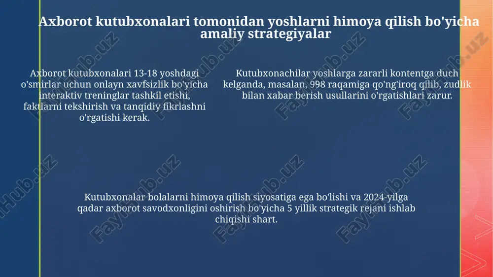 yoshlarni internetdagi zararli axborot hujumlaridan himoya qilish - Page 5