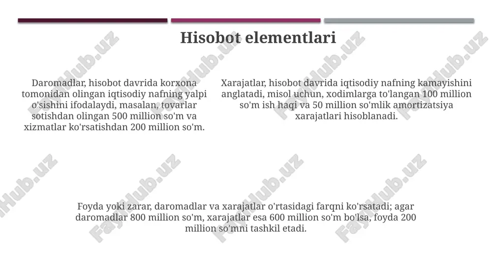 moliyaviy natijalar to'g'risidagi hisobot - Page 5