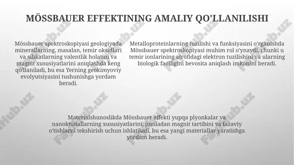 mössbauer effekti va uning qoʻllanilishi - Page 5