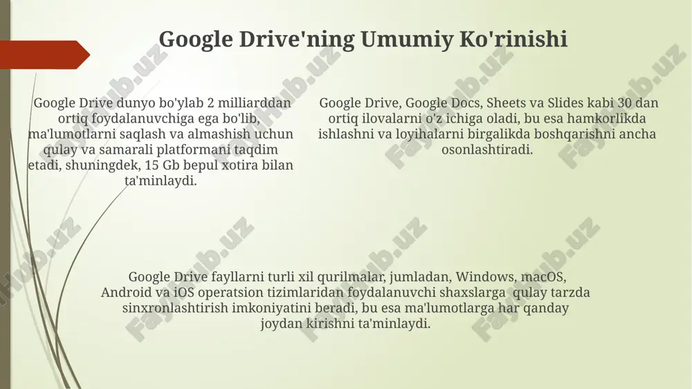 google drive xavfsizligi va maxfiyligi - Page 5