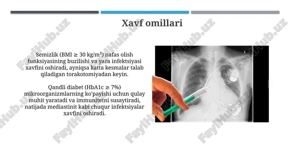 ko'krak qafasi xirurgik infeksiyasi - Page 5