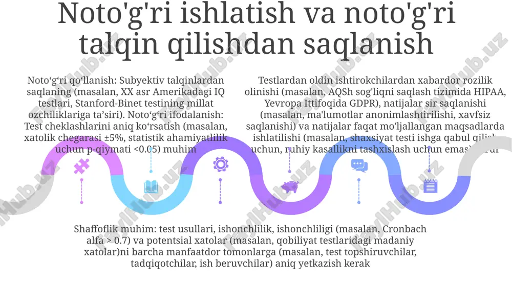 baholash etikasi.test natijalaridan foydalanish qoidalari - Page 5