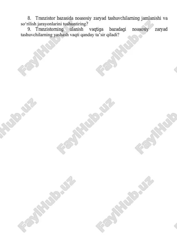 bipolyar tranzistor asosidagi kalit sxemalarni tadqiq qilish - Page 5