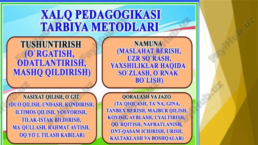 tarbiya turlari va umumiy metodlar - Page 5