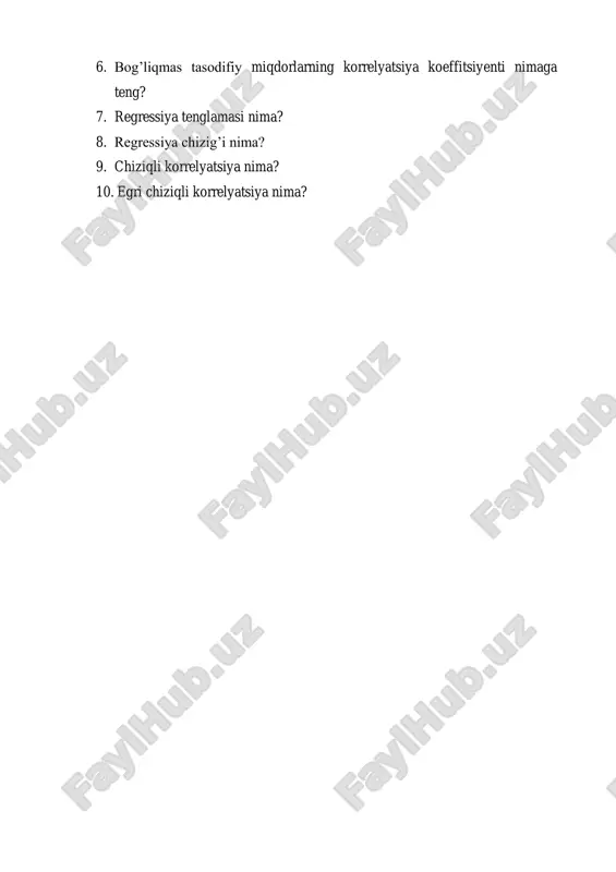 korrelyatsiya nazariyasi va dispersion analiz elementlari - Page 5