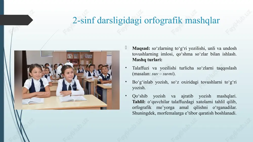 1-4 sinf darsligidagi orfografiyaga oid mashqlarni tahlil qilish - Page 5