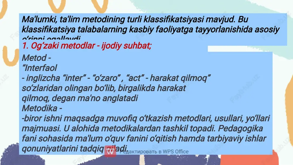 ta'lim jarayonida bo‘lajak maktabgacha ta'lim tashkilotlari - Page 5