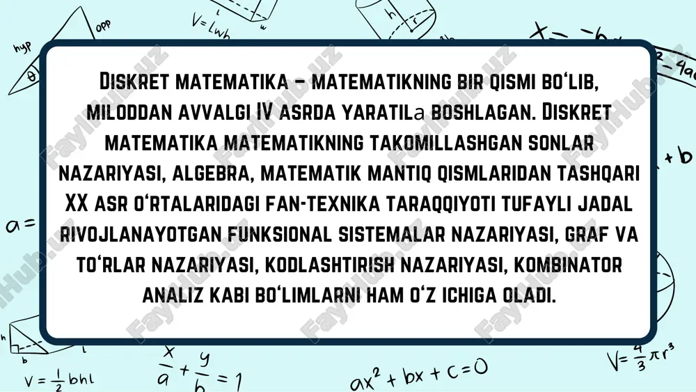 abdaliyeva farangiz algebra sonlar nazariyasi taqdimoti - Page 5