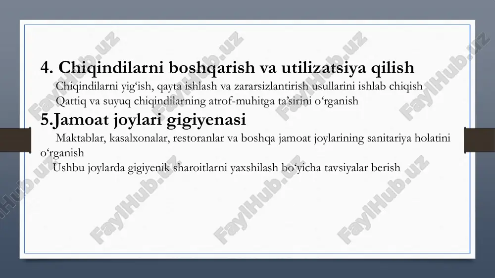 kommunal gigiyena fani - Page 5