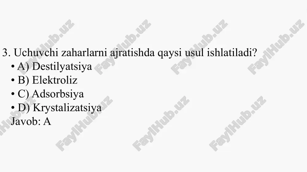 uchuvchi zaharlarni suv bug'i bilan haydash usulining validasiyasi - Page 5