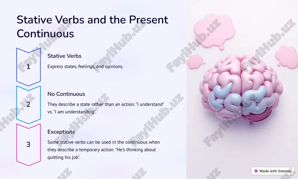 present simple and present continuous - Page 5