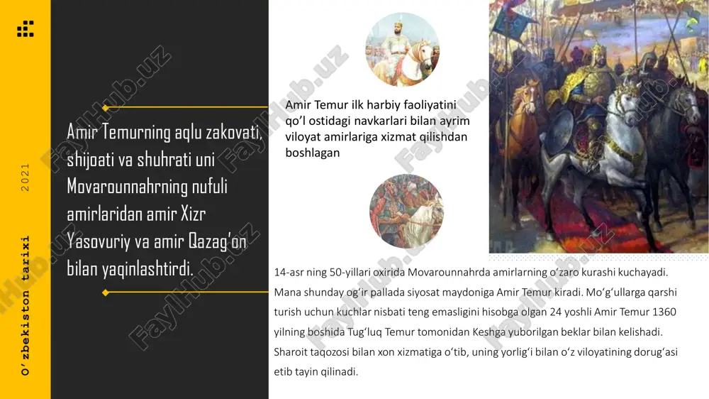 temuriylar shajarasini tuzish - Page 5