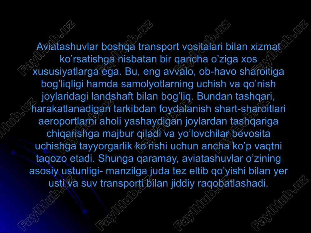 turizmda transport xizmatlarini tashkil etish - Page 5