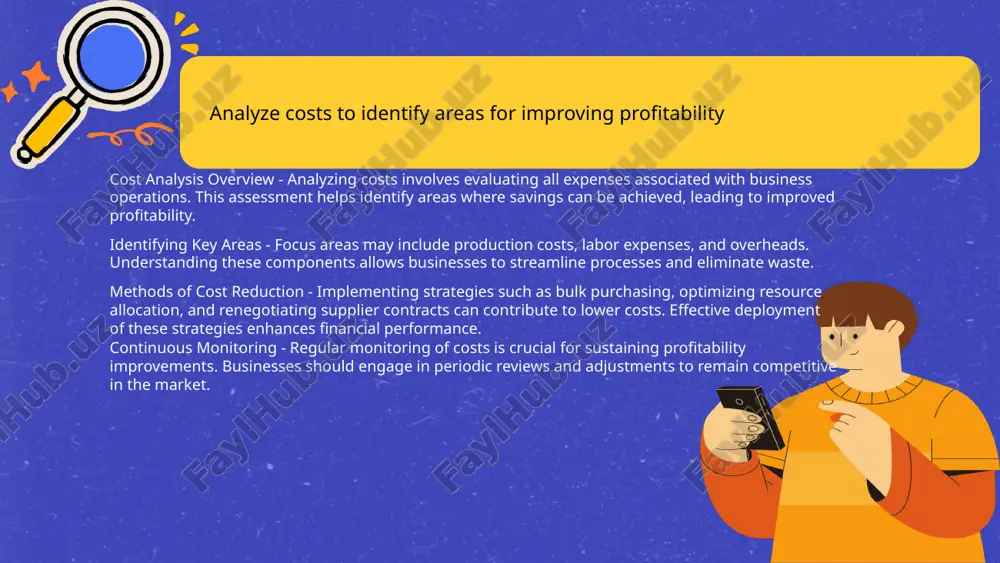 al efficiency - utilizing technology enhances operational efficiency by automating routine tasks. automation minimizes human error, allowing the workforce to focus on core activities. cost reduction - adopting cloud computing reduces costs associated with physical infrastructure. it also enables businesses to scale resources as needed, optimizing financial expenditure. data management - implementing data analytics tools enables organizations to analyze performance in real time, informing strategic decisions. improved data management can lead to enhanced productivity. communication enhancement - leveraging collaboration platforms improves communication across teams. streamlined communication fosters faster decision making and increases organizational responsiveness. 13 engage with customers to understand their needs and preferences customer interaction - engaging with customers involves listening to their feedback. active communication allows businesses to gain insight into consumer preferences. surveys and feedback - using surveys can help gather data on customer satisfaction. this approach ensures that businesses align their offerings with customer expectations. personalization …