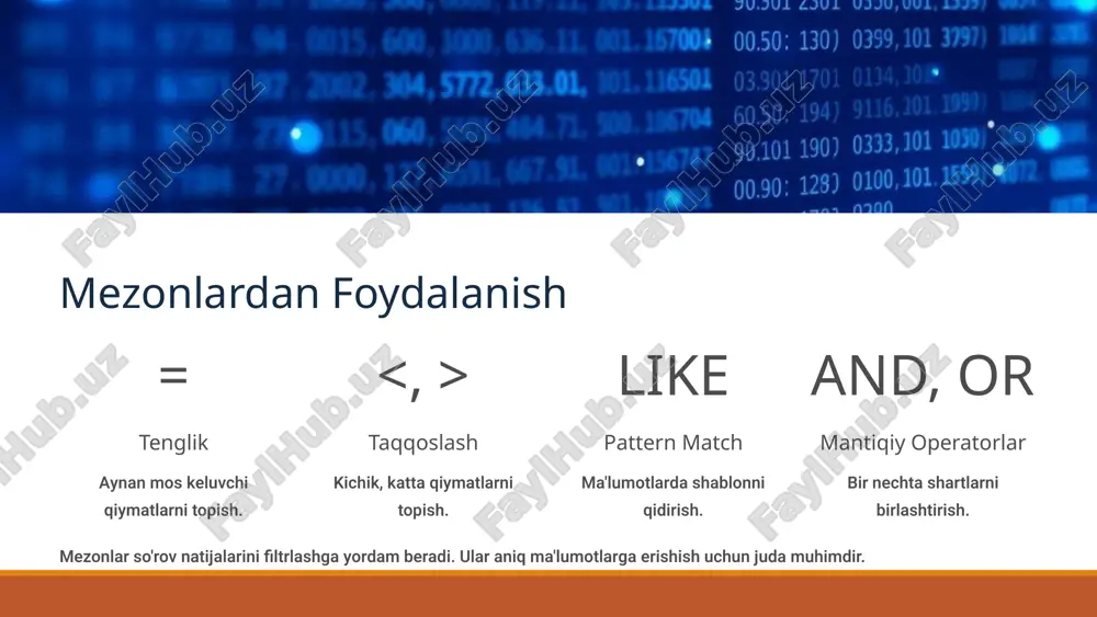 microsoft accessda so'rovlar - Page 5