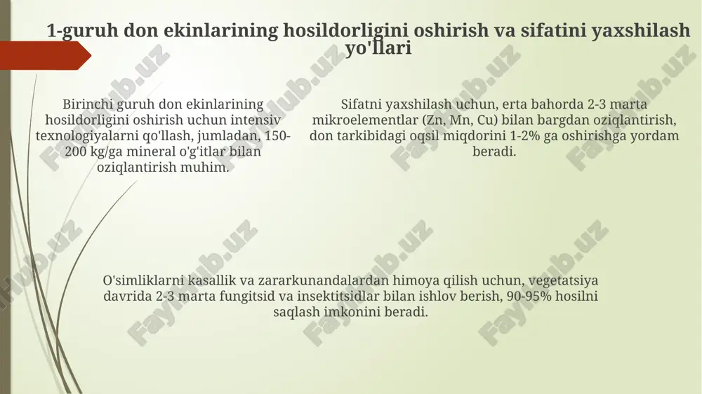 1-guruh don ekinlarining umumiy tavsifi - Page 5