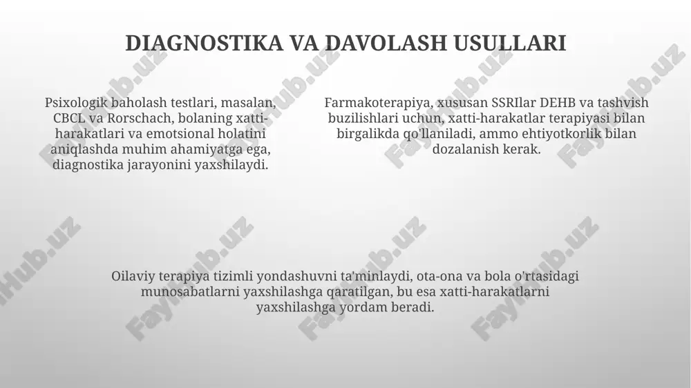 xulq-atvor buzilishlari - Page 5