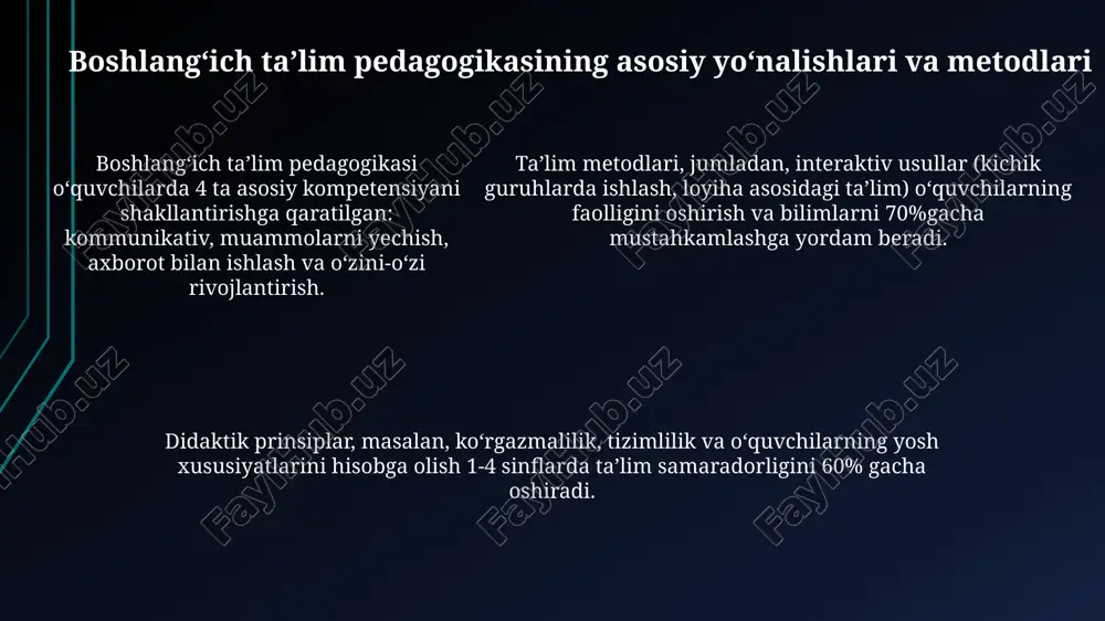 boshlang'ich ta'lim pedagogikasining nazariy asoslari - Page 5
