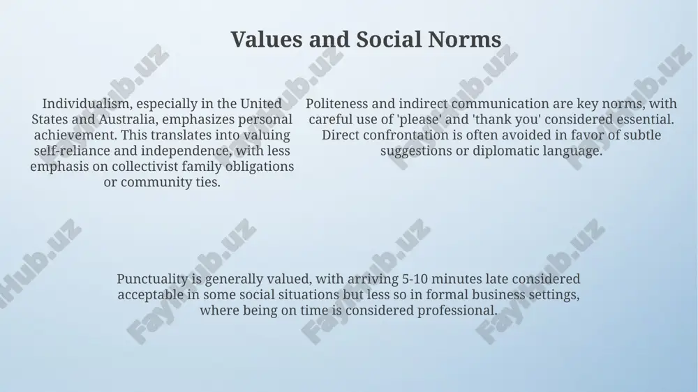 culture of english-speaking countries - Page 5