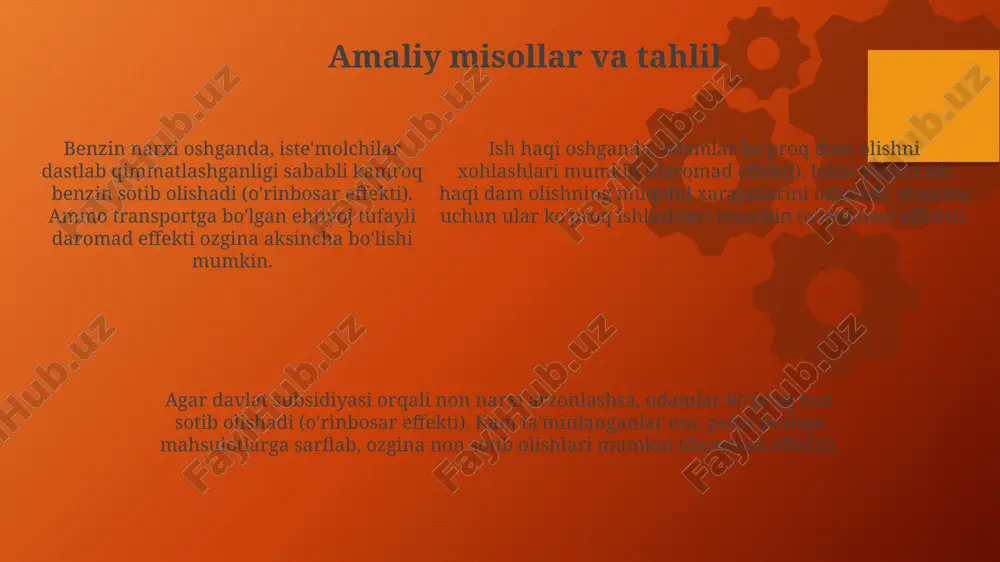 daromad va almashtirish samarasi - Page 5