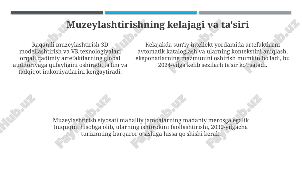 har xil turdagi topilmalarni muzeylashtirish - Page 5