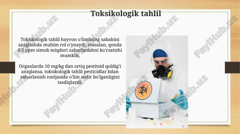kimyoviy hayvonlar o'limi sabablari - Page 5