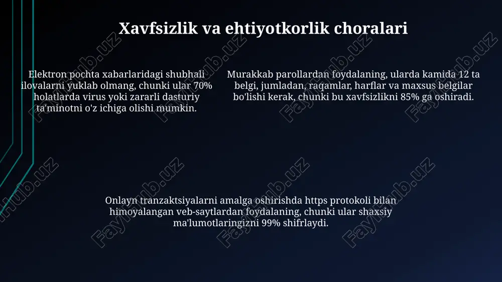 internet va elektron pochta bilan ishlash - Page 5