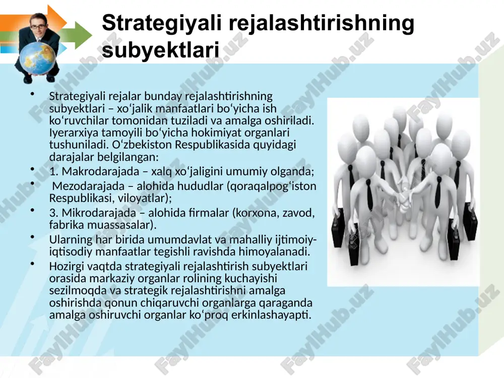 strategik rejalashtirishning mazmunivausullari - Page 5