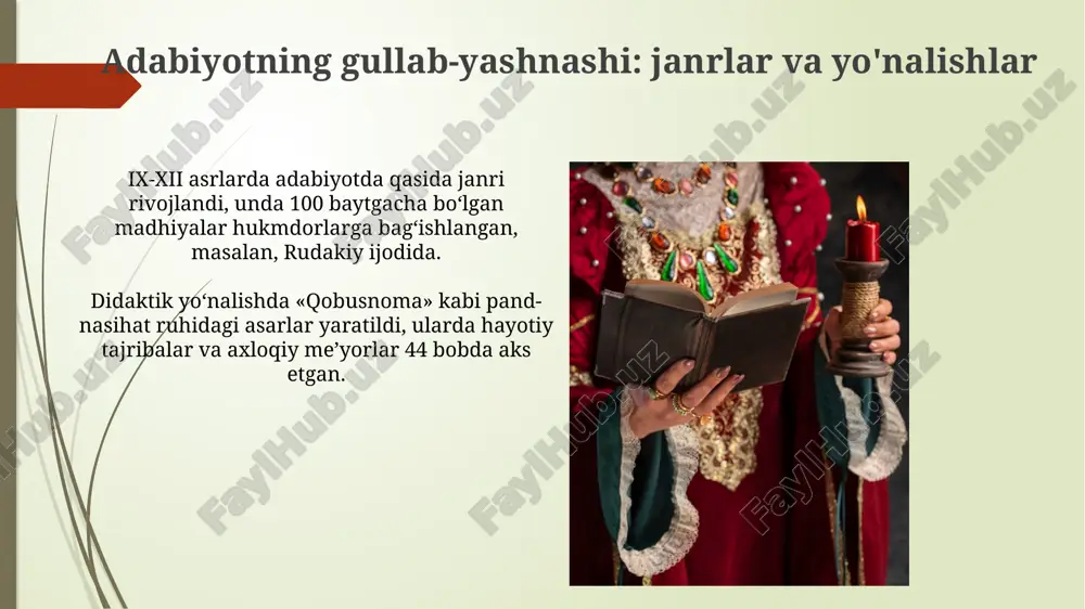 ix-xii asrlarda mamlakatimiz hududida madaniy yuksalish - Page 5