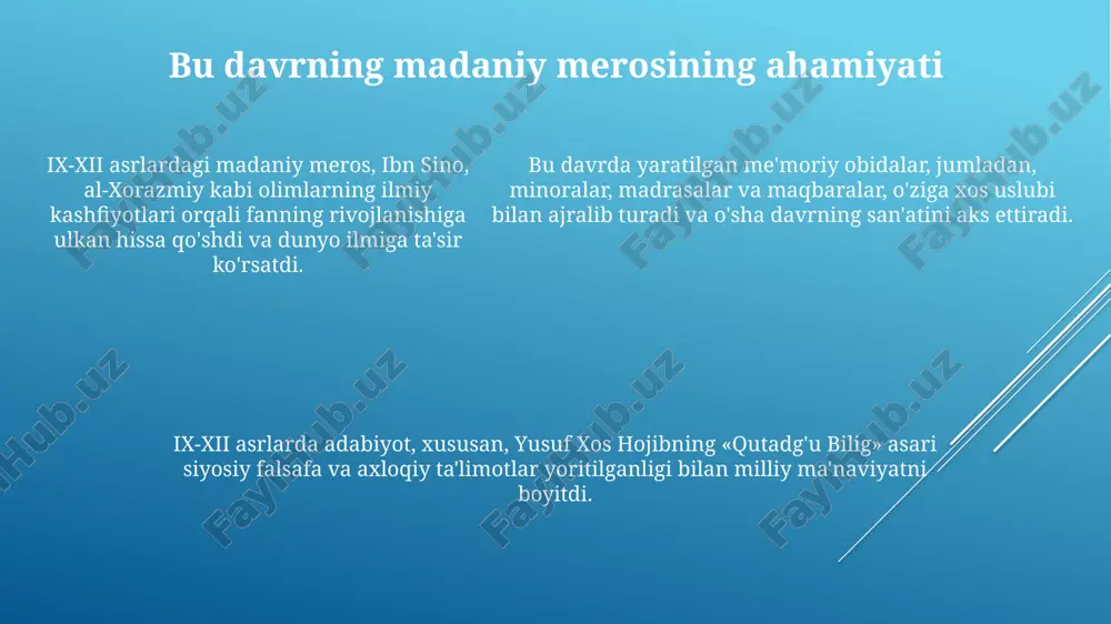 ix-xii asrlarda mamlakatimiz hududida ro‘y bergan madaniy uyg‘onish (renessans) - Page 5