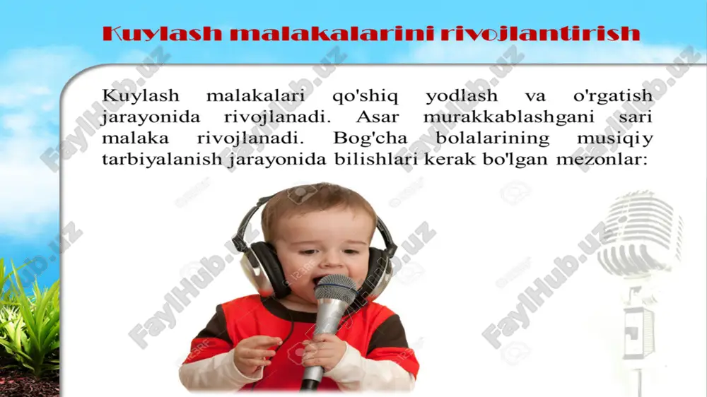 bolalarni qo'shiq kuylashga o'rgatish - Page 5