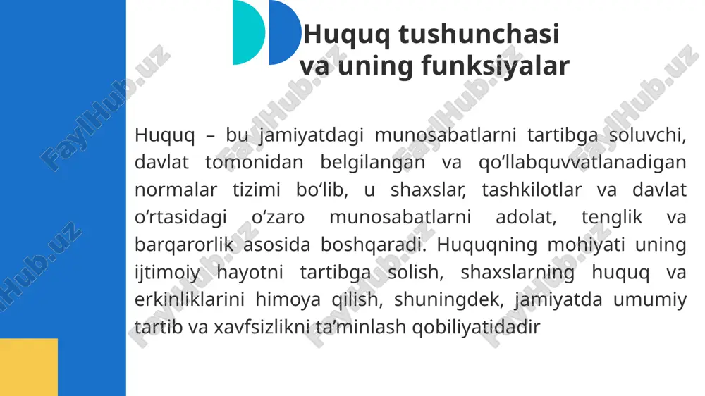 huquqning funktsiyalari va turlari - Page 5