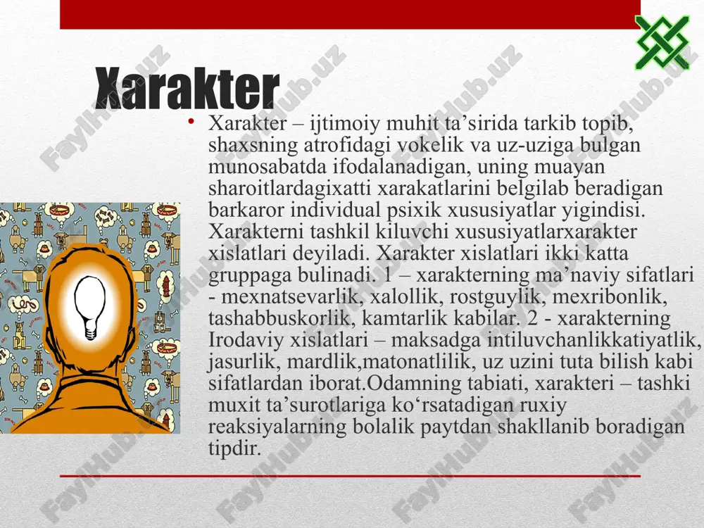 differensial psixologiya usullarining tasnifi - Page 5