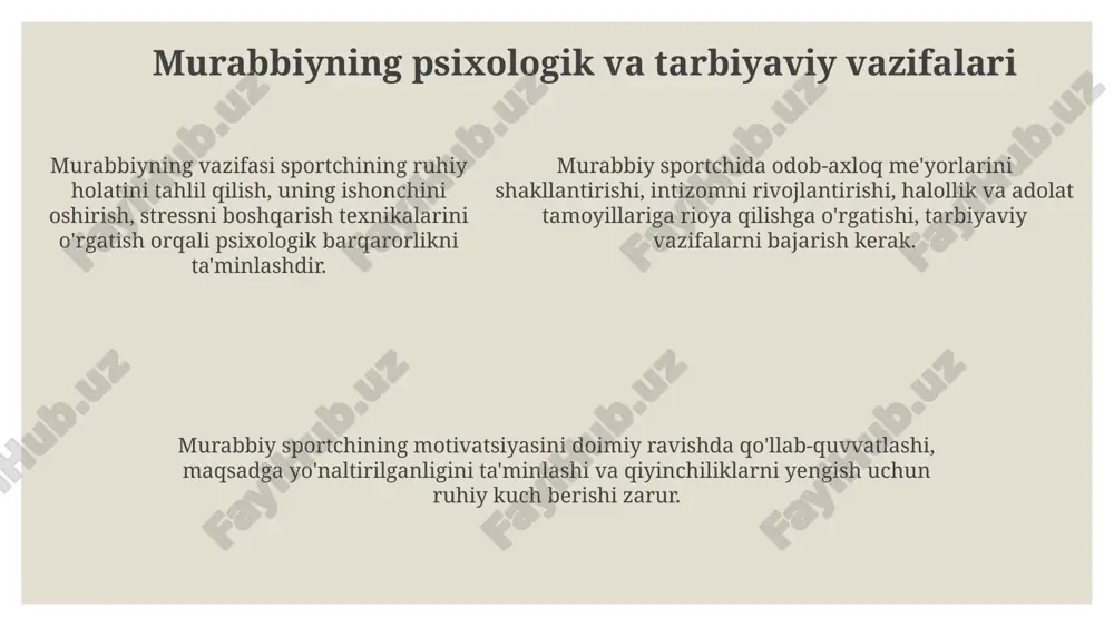 boks bo'yicha murabbiy tayyorlashning vazifalari - Page 5