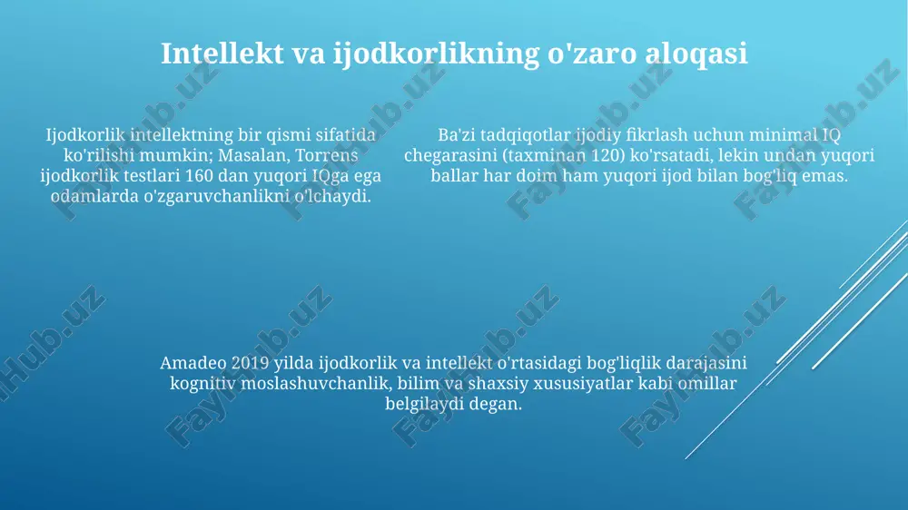 intellekt va kreativlik nazariyalari - Page 5