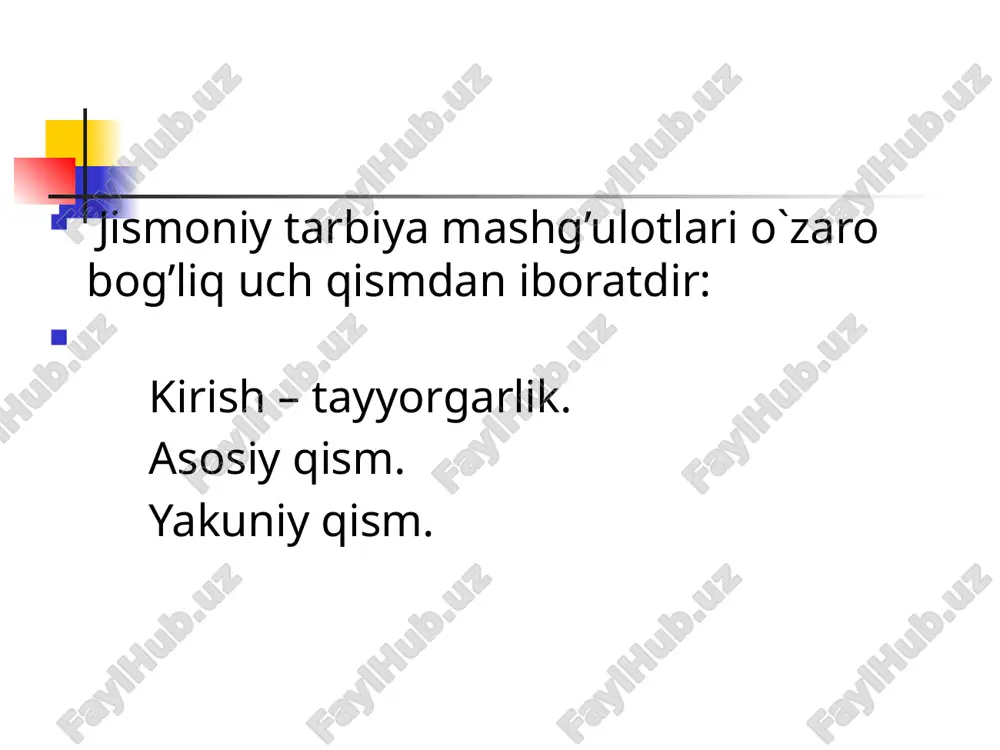 nostandart jihozlar (masalan, plastik butitkalar, lentalar, arqonchalar) yordamida o'tkaziladigan es - Page 5