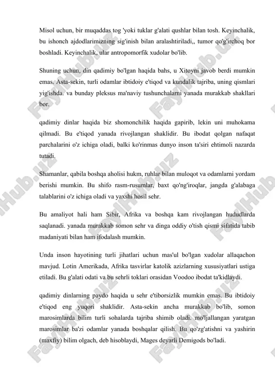 lashga qaror qildi, deydi. bir necha janglar u qo'lga kiritdi va original "g'amgin". oxir-oqibat, biz muvaffaqiyatli vazifa bilan yengib o'tdik tiamat, marduk, bilan jang yuborishga qaror qildim. u mag'lub jasadini kesib. turli burchaklaridan u osmonni va yerni, ararat dajla va furot qildi. ikkinchisi davlatning muhim qismi bo'lib shunday qilib, shumer-akkad e'tiqod diniy instituti, shakllanishidagi birinchi qadamdir. qadimiy misr din vorisi qadimiy sivilizatsiyalar shumerning misr edi. uning ruhoniylari bobil ruhoniylar faoliyatini davom ettirish imkoniyatiga ega bo'ldilar. ular arifmetik, geometriya, astronomiya fanlarini ishlab chiqildi. bu, shuningdek, jodu, madhiyalar, muqaddas me'moriy ajoyib misollar yaratilgan. bu mumyalama vafotidan keyin asilzoda va fir'avnlar noyob an'anaga aylangan. tarixidagi bu davrning hukmdorlari osmon aholisi tomonidan, aslida, o'zlarini xudolar o'g'illarini e'lon boshlaydi, va. bu outlook asoslangan va dunyo qadimiy dinlar navbatdagi bosqichini qurilgan. bobil saroy jadval marduk olingan hokimi xudoga bag'ishlanishi deydi. ehromlari matnlari nafaqat xudoning tanlangan xalqi fir'avnlar misol, balki to'g'ridan-to'g'ri oila ajratib ko'rsatadi. biroq, bu juda …