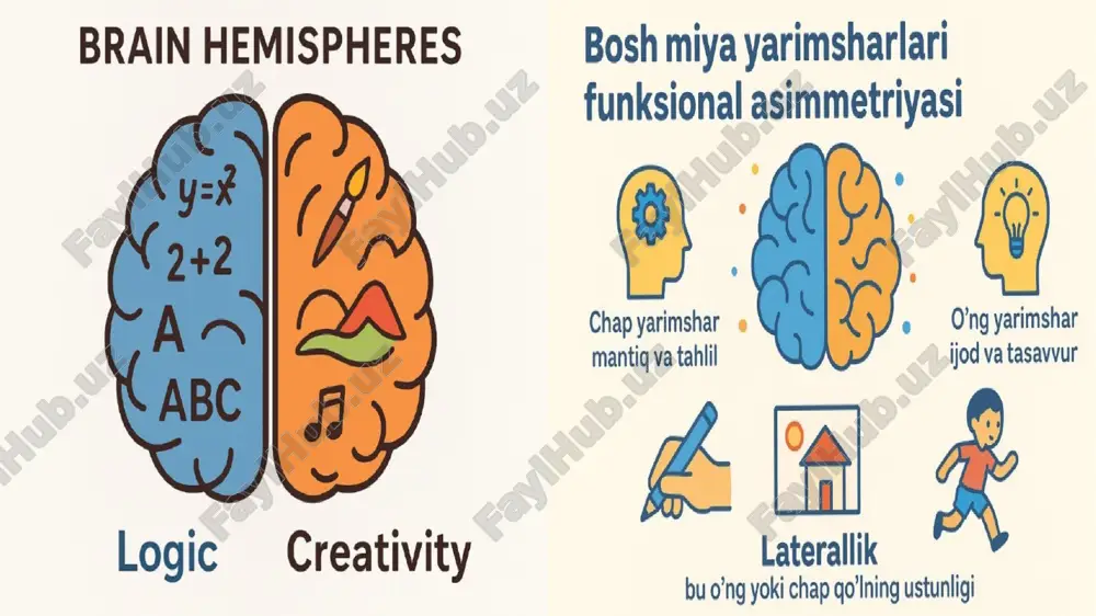 bosh miya yarimsharlari funksional asimmetriyasi - Page 5
