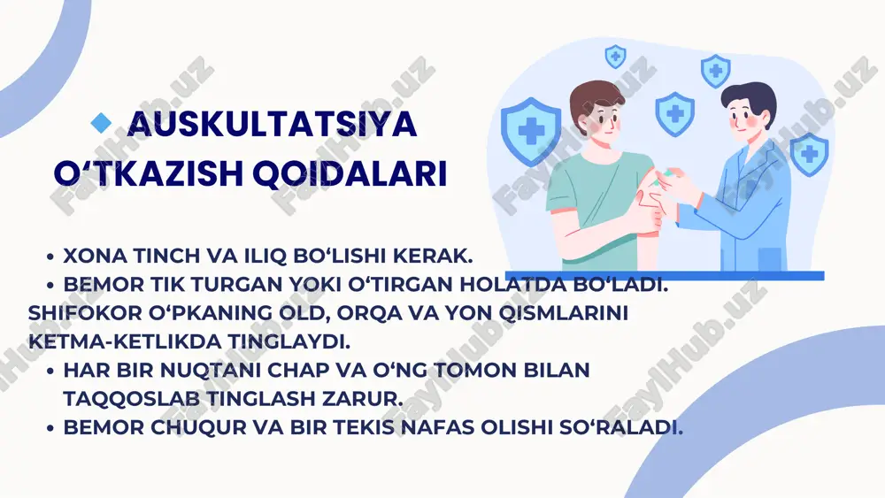 nafas yo'llarini tekshirish usullari - Page 5