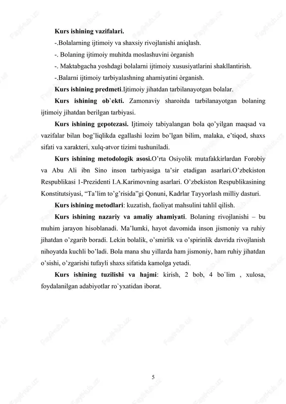 son tomonidan o’zgartirilishi mumkin, xuddi uning imkoniyatlariga mos kelmasligini tushunib, uning atrofidagi dunyoda o’z o’rnini o’zgartirishga harakat qiladi. agar bu sodir bo’lmasa, bolaning hayot tarzi va uning imkoniyatlari o’rtasida ochiq qarama-qarshilik mavjud. hissiy sohadagi asosiy yo’nalish – his-tuyg’ularni boshqarish qobiliyati. tuyg’ular va his-tuyg’ular insonning voqelik ob’ektlari va hodisalarining hayotiy ma’nosini bevosita tajribasini aks ettiradi. tuyg’ular inson faoliyati va xatti-harakatlarining barcha turlariga hamroh bo’ladi. tuyg’ular va his-tuyg’ular orqali biz odamlarga sevgini ko’rsatamiz va ko’rsatamiz, boshqariladigan va nazoratsiz harakatlar qilamiz. maktabgacha yoshda shaxsiy rivojlanish asoslari qo’yiladi, shaxsiy xatti-harakatlar mexanizmlari shakllana boshlaydi. iroda va o’zboshimchalik shaxsiyatning eng muhim neoplazmalariga aylanadi. irodaning rivojlanishi bolaning motivatsion sohasini shakllantirish bilan bog’liq, o’zboshimchalik rivojlanishi xabardorlikni shakllantirish va xatti-harakatlarning vositachiligi bilan belgilanadi. maktabgacha yoshda shaxsning o’zagi – tushuncha shakllanadi. maktabgacha yoshdagi bolalarda u ko’plab omillar ta’siri ostida juda plastik bo’lib qoladi. bola uchun ma’lum bir jins vakili sifatida o’zini o’zi anglash komponentlari, o’z vaqtida (o’tmishda, hozirgi va kelajakda) …