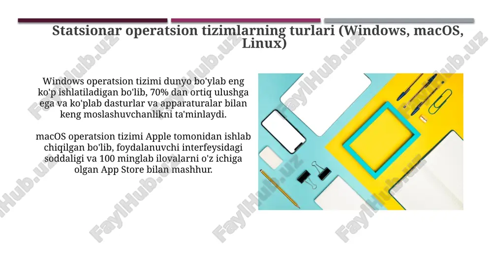 stasionar va mobil operatsion tizimlar - Page 5