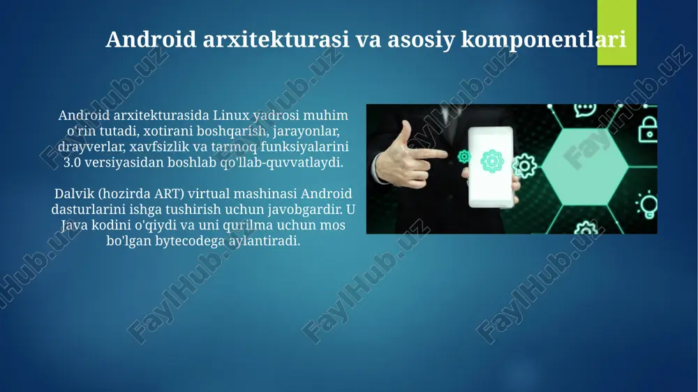 android operatsion tizimining rivojlanishi va bugungi imkoniyatlari - Page 5