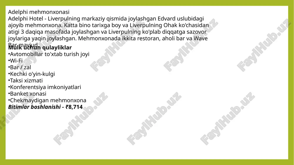 buyuk britaniyada g'aroyib va qimmat mehmonxonalar - Page 5