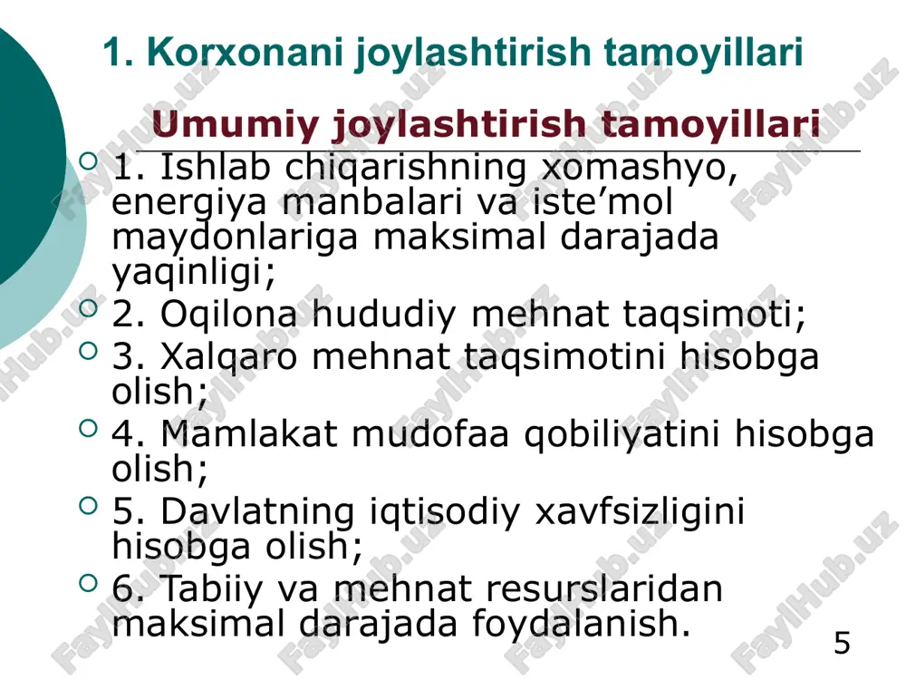 hududiy ishlab chiqarish majmualari funksional tiplari va klassifikatsiyasi. - Page 5
