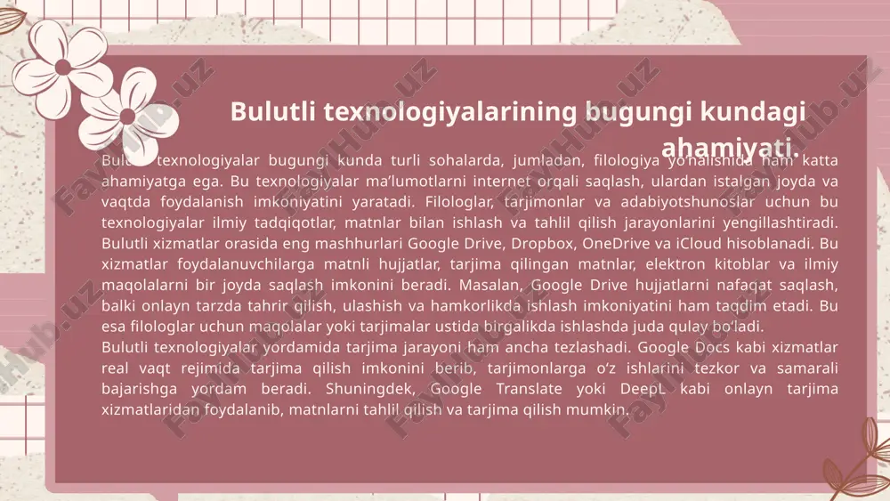 bulutli texnologiyalar va ular bilan ishlash - Page 5