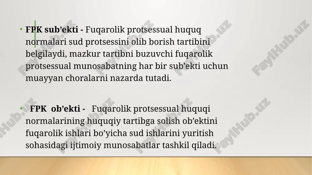 fuqarolik protsessualxukuki faniga kirish - Page 5