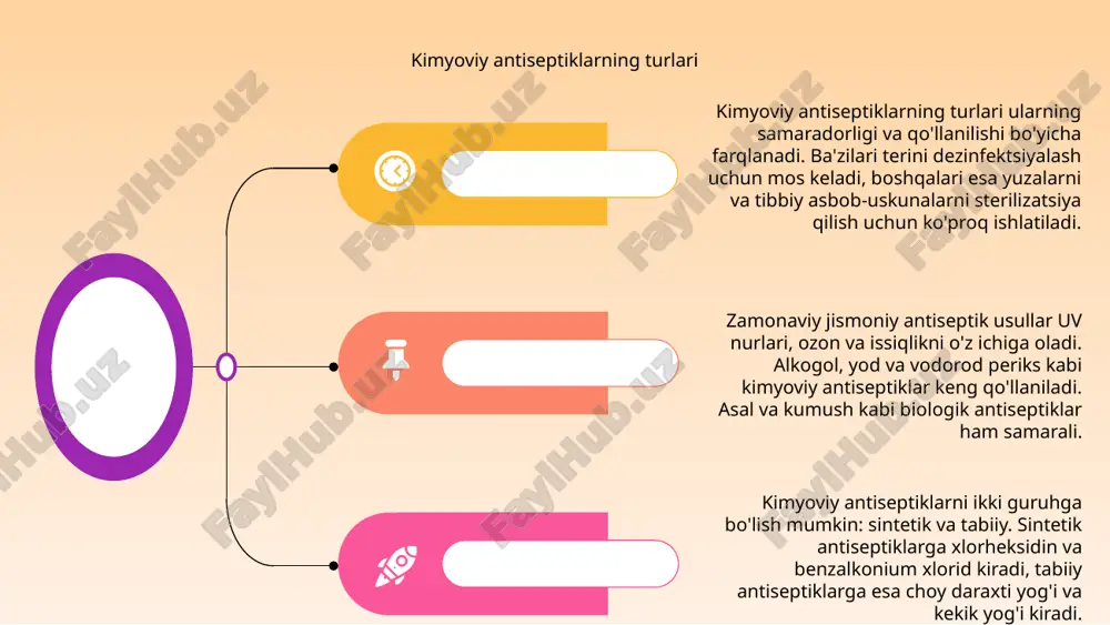 qa tomondan, biologik antiseptiklar zararli patogenlar bilan kurashish uchun tirik organizmlarning kuchidan foydalanadigan tabiiy alternativani taklif qiladi. ushbu muqobillar kuchli kimyoviy moddalardan foydalanishni kamaytirish va atrof-muhitga ta'sirini kamaytirishda samarali bo'lishi mumkin. 02 turli xil biologik antiseptik guruhlar va turlarini o'rganish xavfsizlikni buzmasdan salomatlik va farovonlikni mustahkamlash uchun yangi imkoniyatlar ochadi. ushbu muqobillarni qabul qilish orqali biz infektsiyani nazorat qilishda yanada barqaror va ekologik yondashuvni yaratishimiz mumkin. antiseptik texnologiyalardagi innovatsiyalar zamonaviy jismoniy antiseptik usullar yuzadagi bakteriyalar va viruslarni o'ldirish uchun uv nurlari va ozon kabi texnologiyalardan foydalanadi. kimyoviy antiseptiklarga spirt, vodorod peroksid va xlorheksidin kiradi, biologik antiseptiklar esa asal va kumush kabi tabiiy birikmalarni o'z ichiga oladi. antiseptik texnologiyalardagi so'nggi yangiliklar sog'liqni saqlash muassasalarida infektsiyalarning tarqalishiga qarshi kurashish uchun yanada samarali va uzoq muddatli echimlarni ishlab chiqishga qaratilgan. infektsiyani nazorat qilishda antiseptiklarning roli zamonaviy jismoniy antiseptik usullar bakteriyalarni o'ldirish uchun uv nurlari va ozon gazidan foydalanishni o'z ichiga oladi. alkogol va …