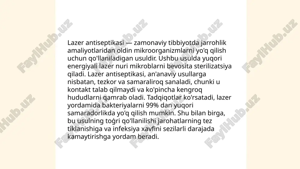 zamonaviy fizik antiseptika usullari - Page 5